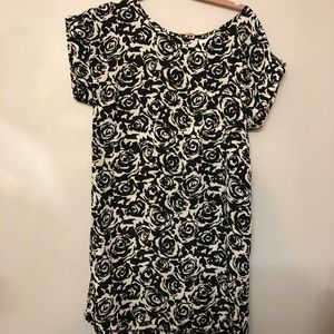 Francesca’s cute black and white dress.